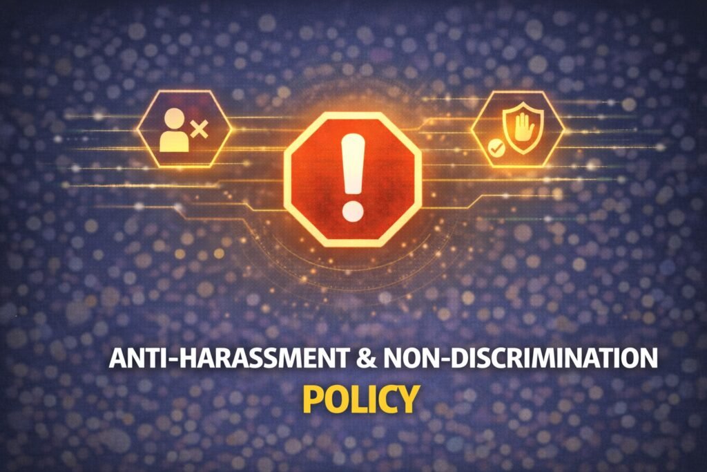 Anti-Harassment & Non-Discrimination Policy cover artwork
