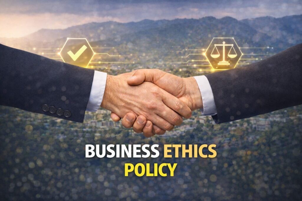 Business Ethics Policy cover artwork