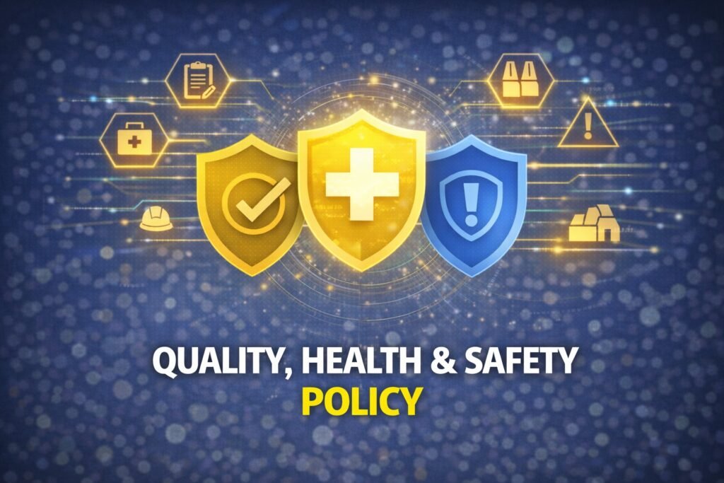 Quality, Health & Safety Policy cover artwork