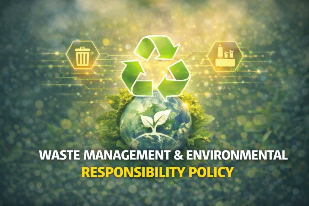 Waste Management & Environmental Responsibility Policy cover artwork